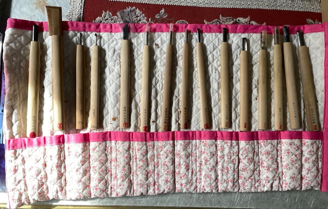 木彫り入門　中浅丸刀　吉田木芸特製　彫刻刀