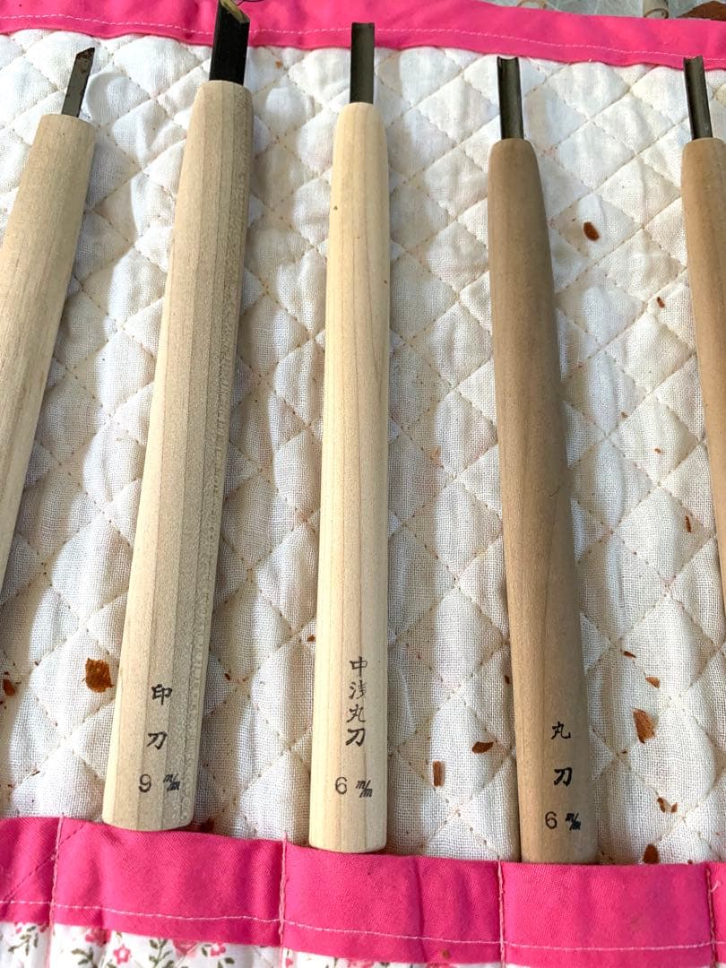 木彫り入門　中浅丸刀　吉田木芸特製　彫刻刀