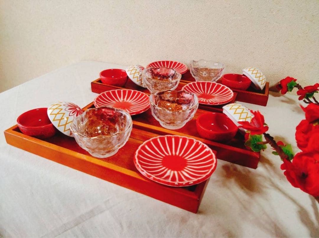 【限定セット】4名様　お正月食器　ひな祭り　テーブルコーディネート