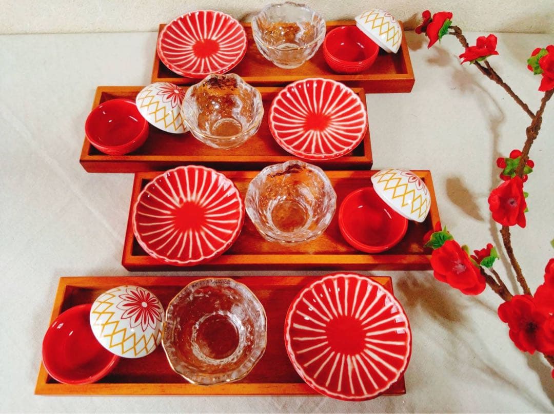 【限定セット】4名様　お正月食器　ひな祭り　テーブルコーディネート