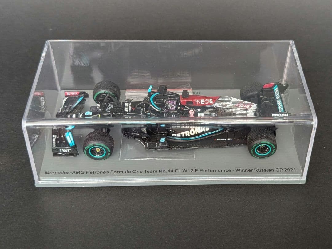 スパーク 1/43 メルセデス W12E ハミルトン 2021 通算100勝