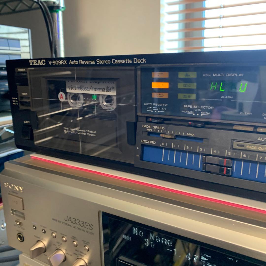 TEAC v909ＲＸ　　カセットデッキ　整備品