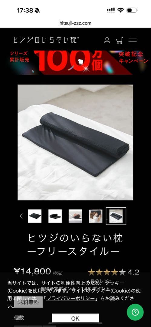 ヒツジのいらない枕 - フリースタイル