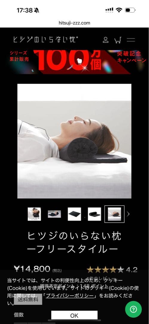 ヒツジのいらない枕 - フリースタイル