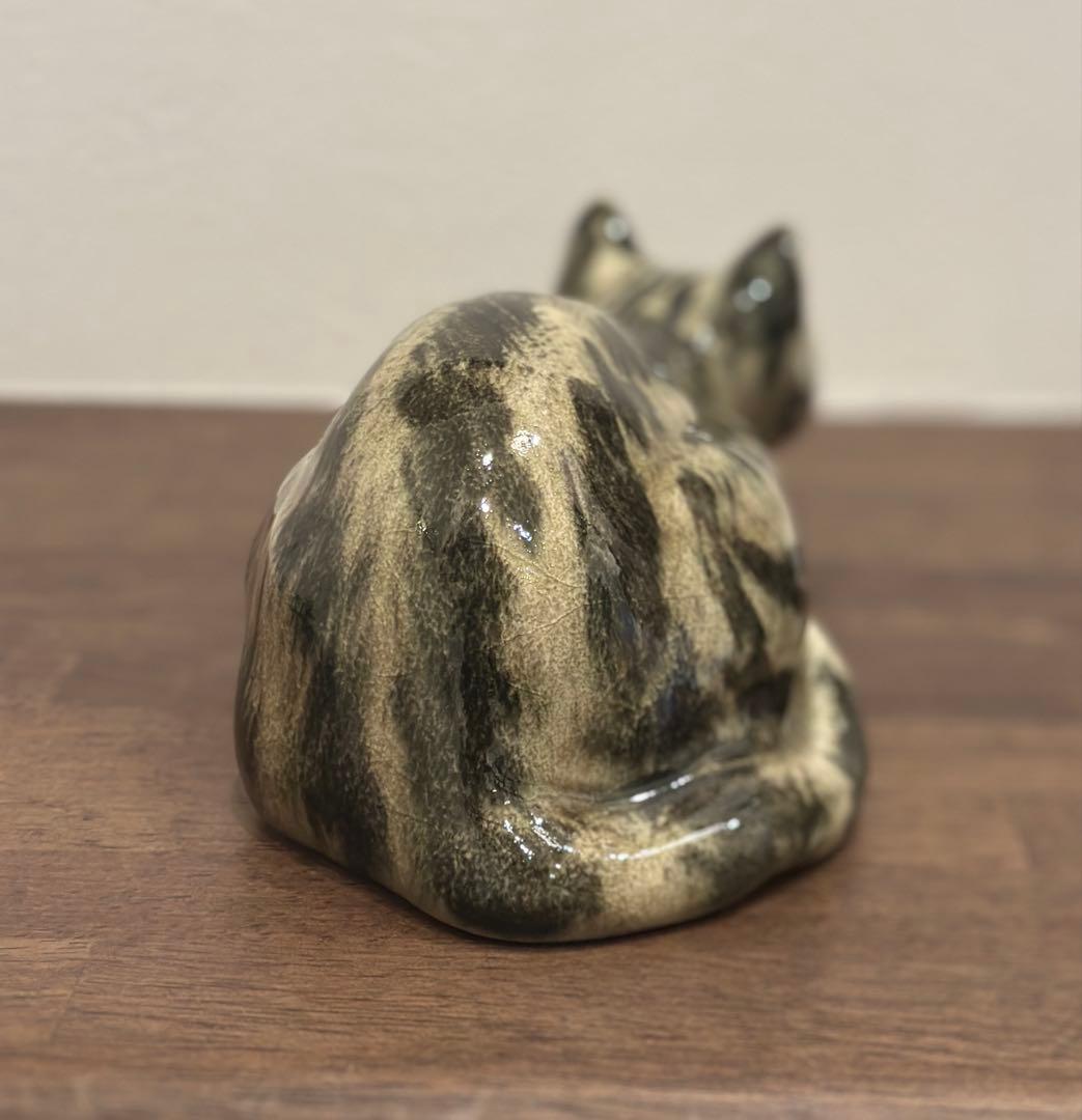 猫の陶器置物 親子セット　ビンテージ