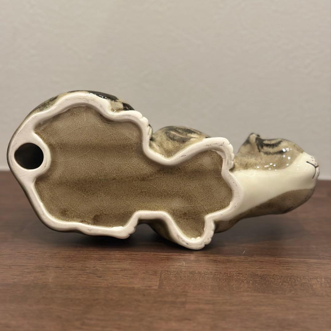 猫の陶器置物 親子セット　ビンテージ