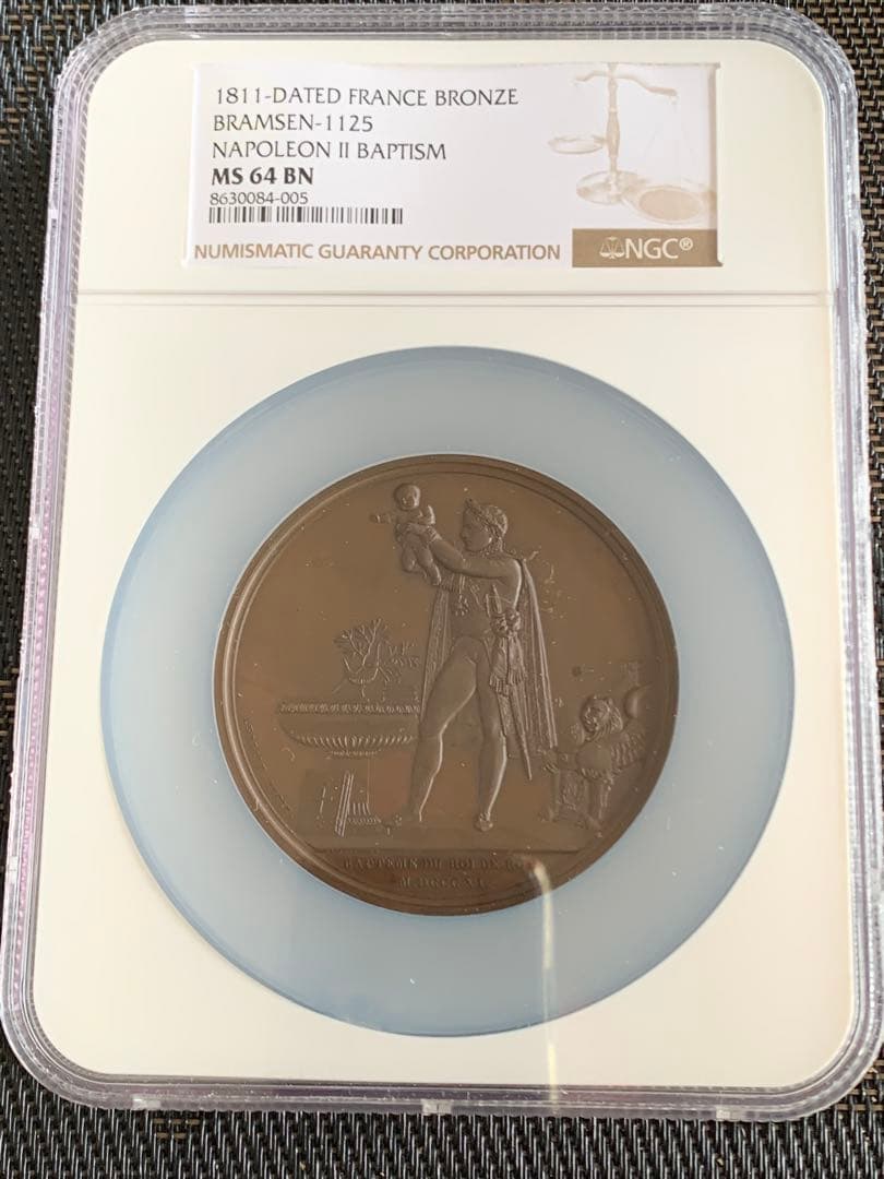 TOP POP‼️1811年 ナポレオン2世 洗礼メダル