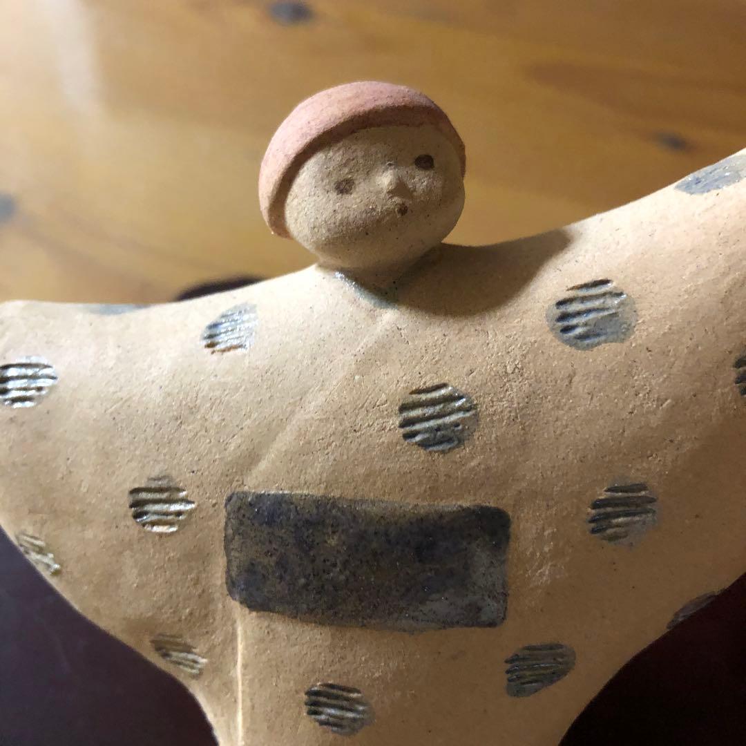 陶器製人形型置物 2体セット雛人形ひな祭り