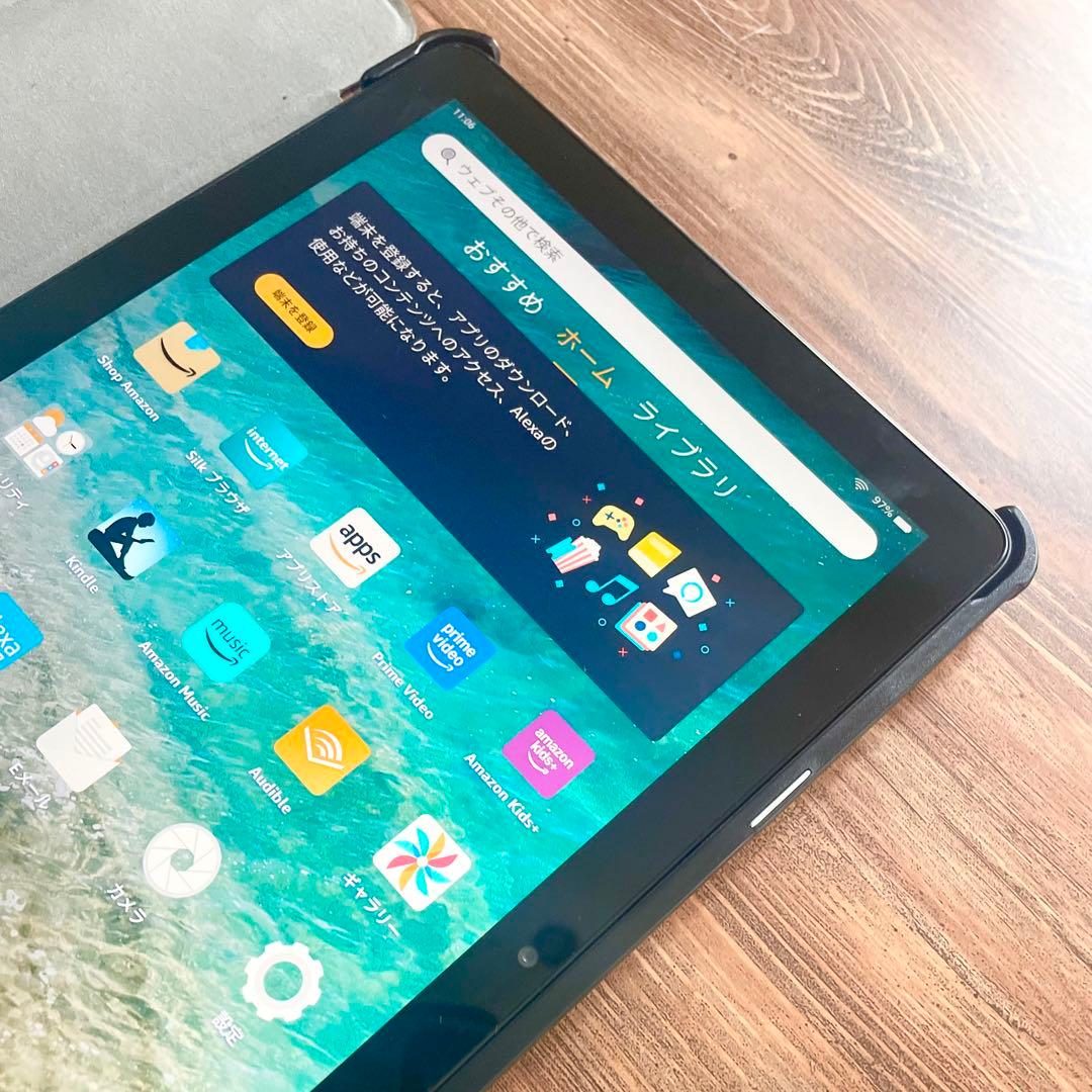 純正★Amazon Fire HD10 11世代 タブレット 32GB カバー付