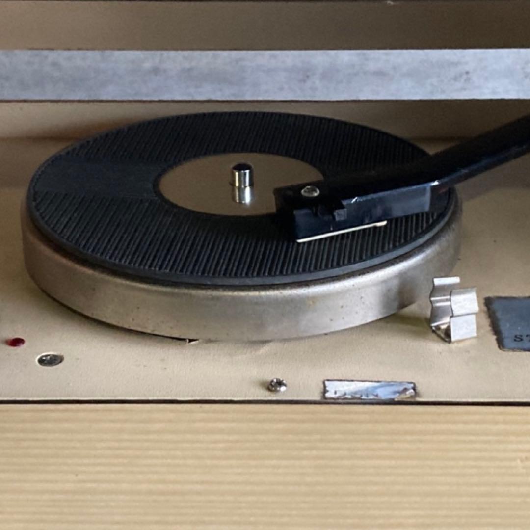 コロンビア 真空管 レコードプレーヤー ラジオ 台 棚 置物 インテリア レトロ