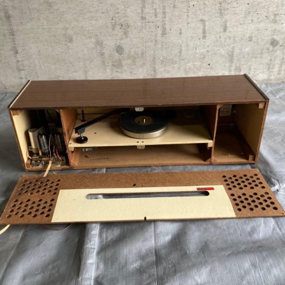 コロンビア 真空管 レコードプレーヤー ラジオ 台 棚 置物 インテリア レトロ