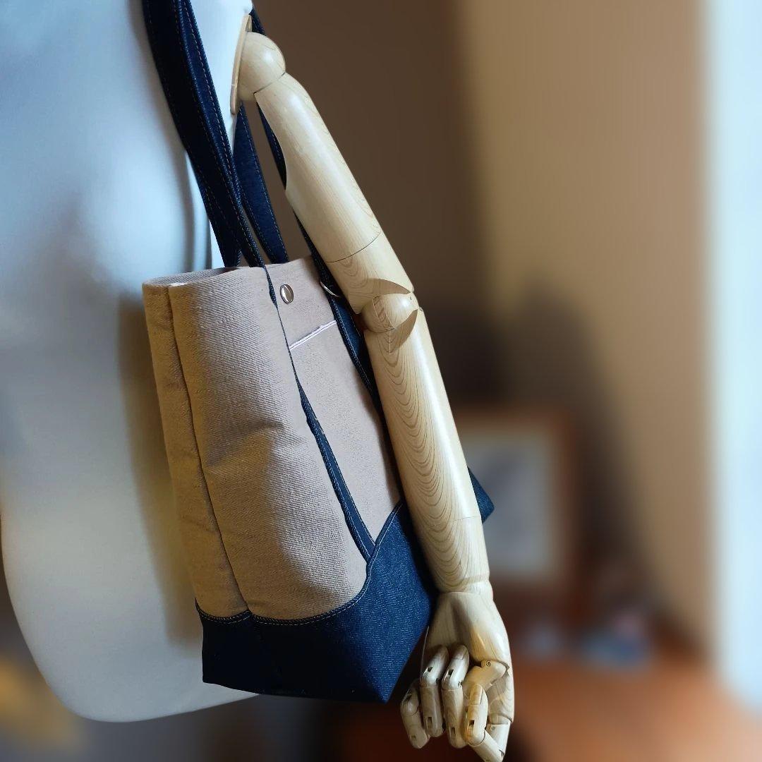 なつあき様オーダー品 井原デニム ベージュ セルヴィッチデニム 使用（L）