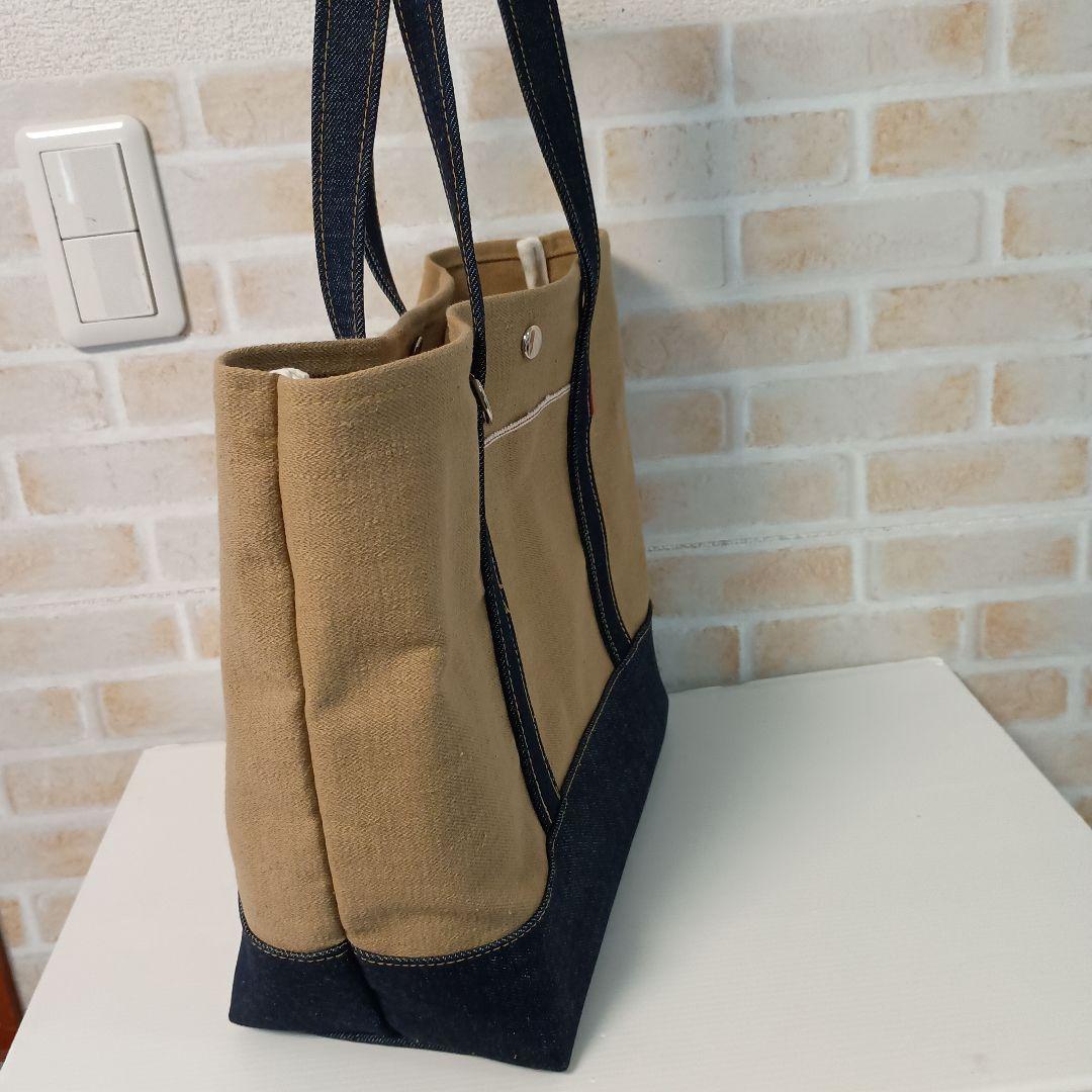なつあき様オーダー品 井原デニム ベージュ セルヴィッチデニム 使用（L）