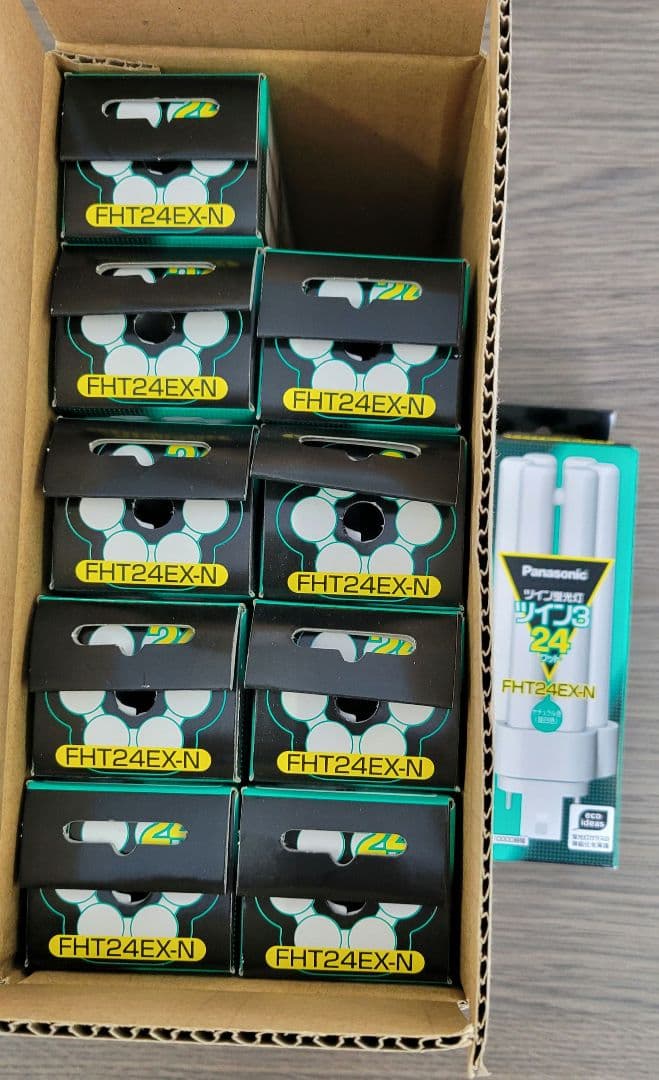 Panasonic FHT24EX-N 蛍光灯　ツイン3 24W　10本