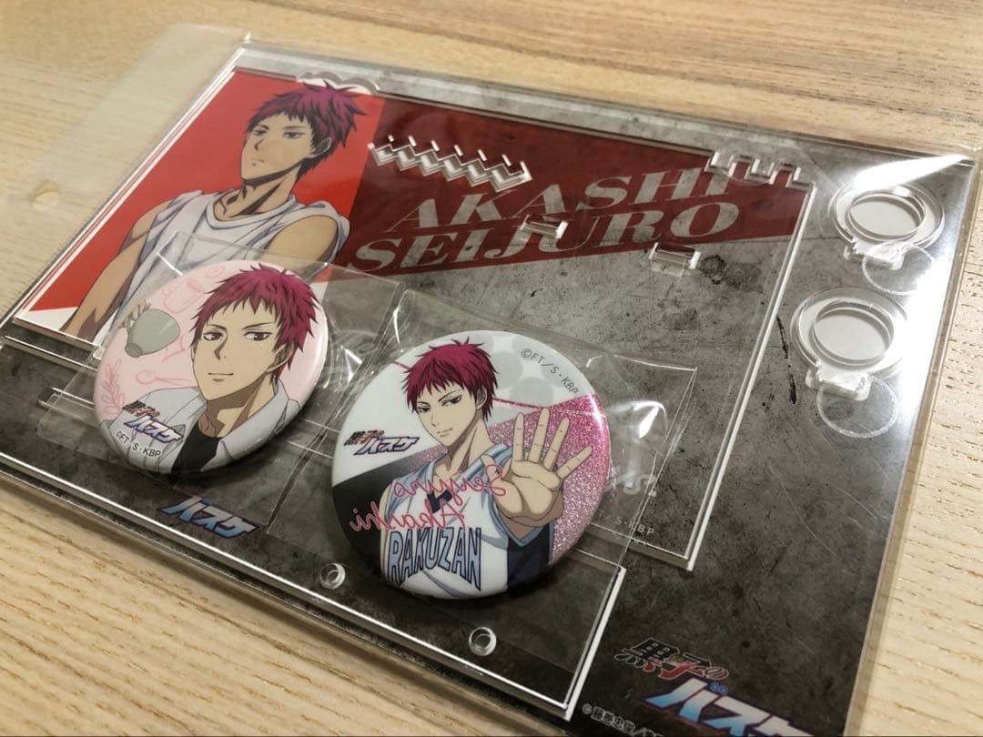 赤司征十郎　黒子のバスケ× ドンキホーテ　缶バッジ　アクスタ　限定品　コラボ