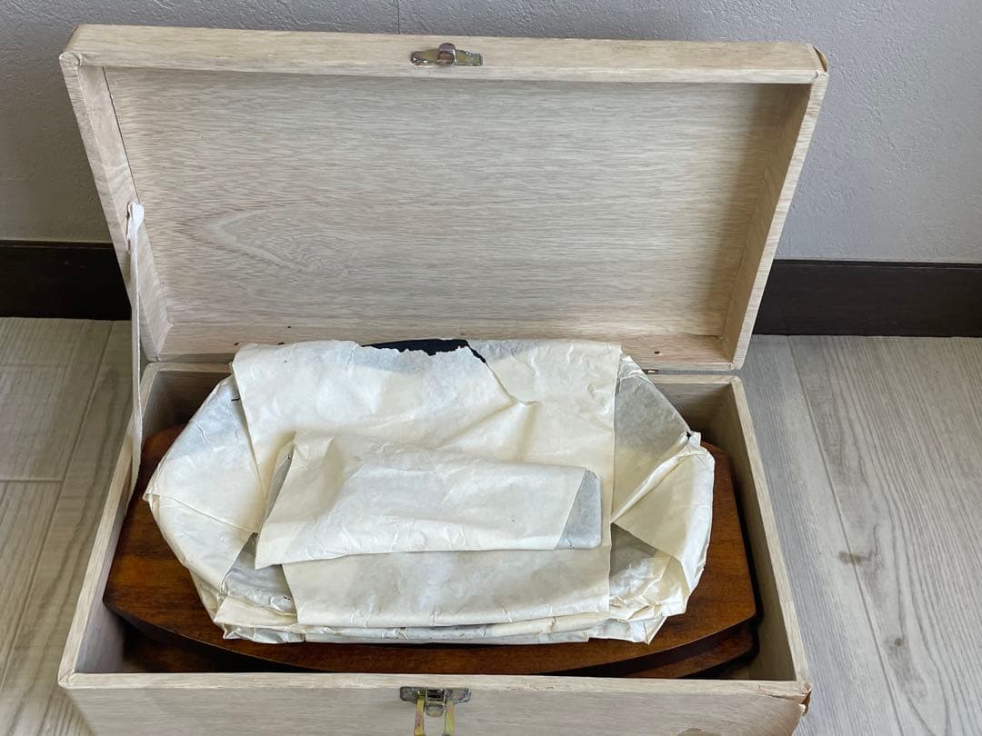 未開封　南部鉄器　ステーキ皿 3枚 セット 鉄板プレート 木製敷　ハンドル　付き