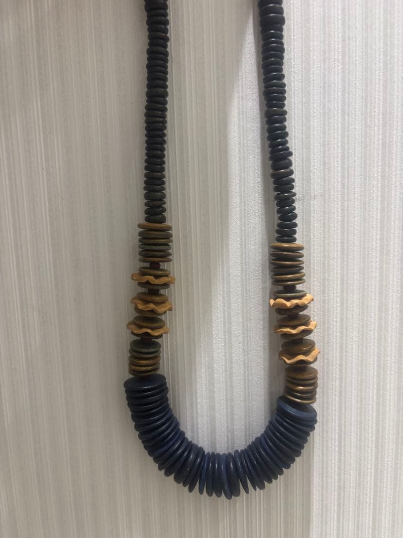あおばくん着用 私物 エスニック ウッド ネックレス y2k グランジ