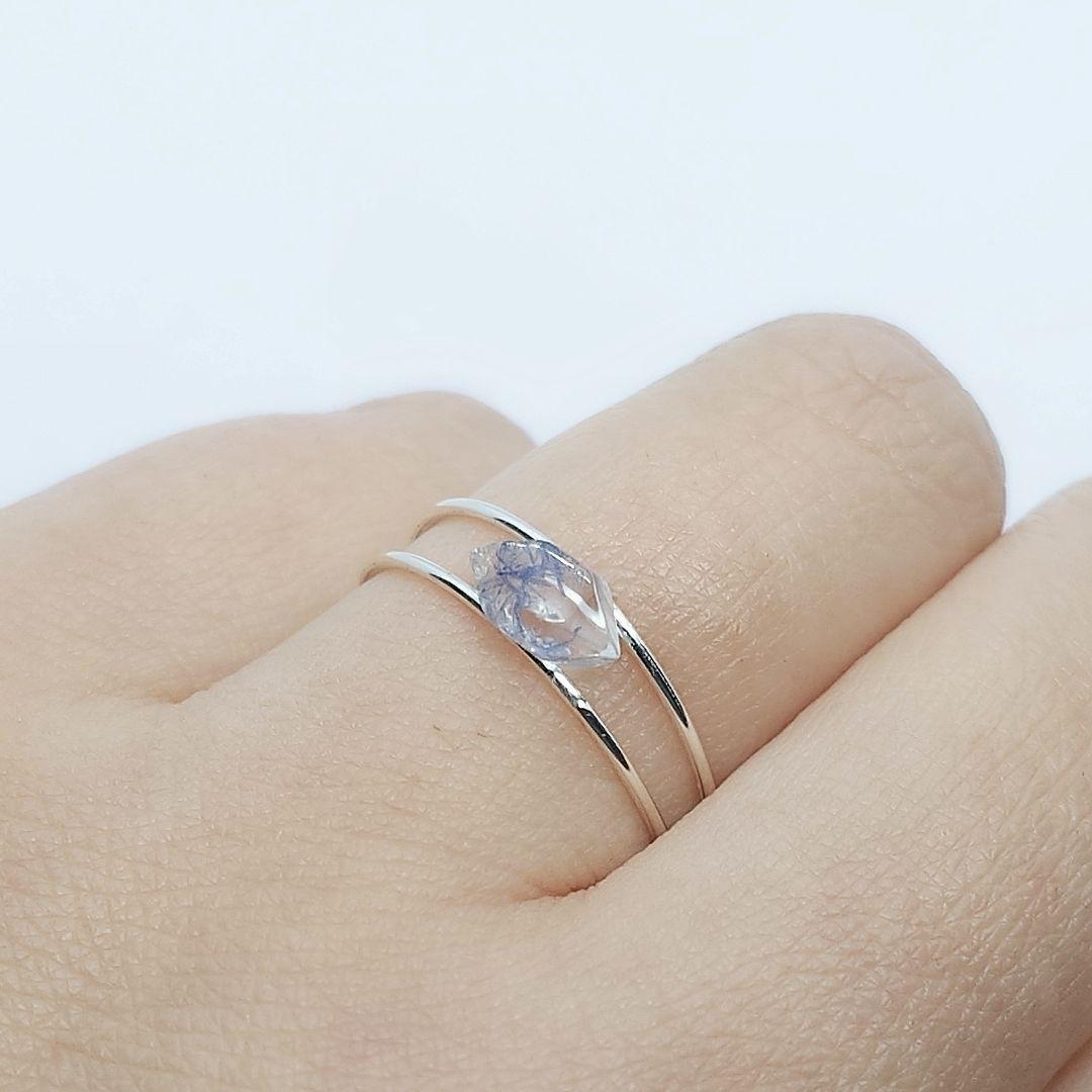 希少 ◆サイズとカラーが選べる◆ リング デュモルチェライトインクォーツ