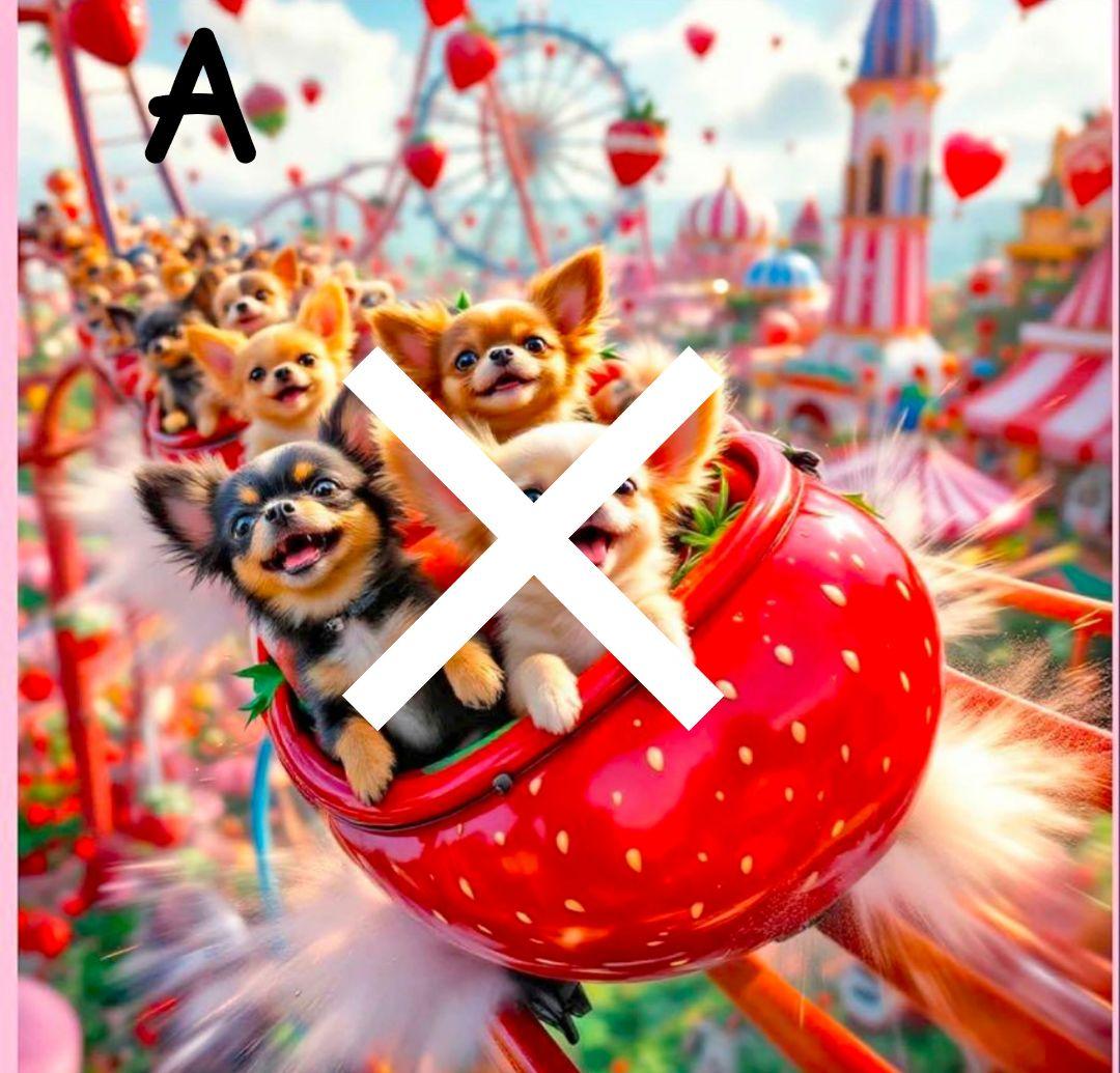 オーダーページ　チワワ　ジェットコースター　レアパネル　1/26