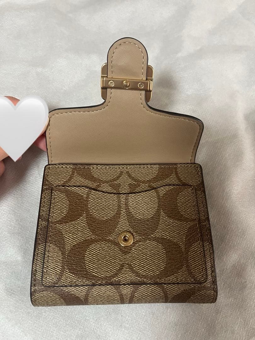 COACH 3つ折り財布 シグネチャー