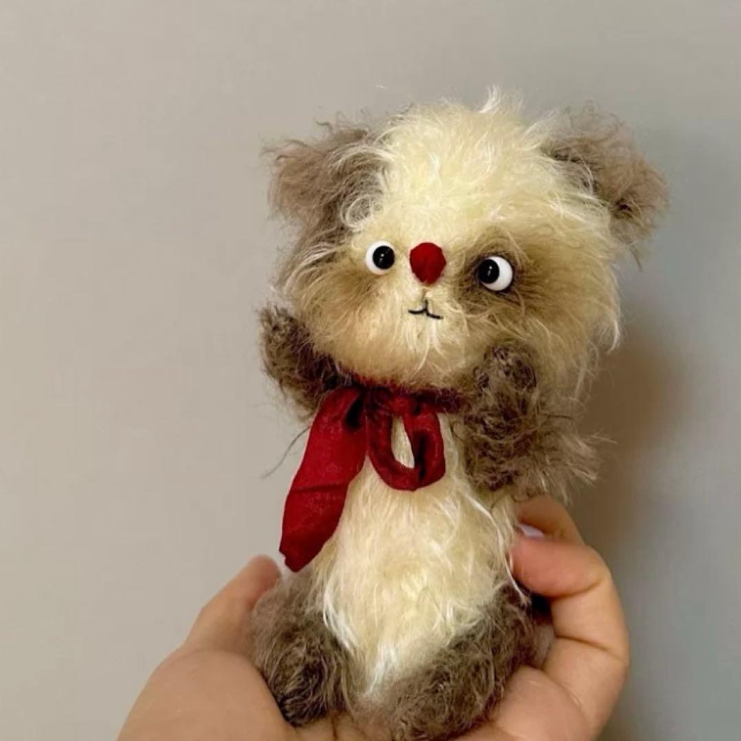 やんちゃなパンダワンワン ぬいぐるみ ハンドメイド 海外作家様 アーティストベア