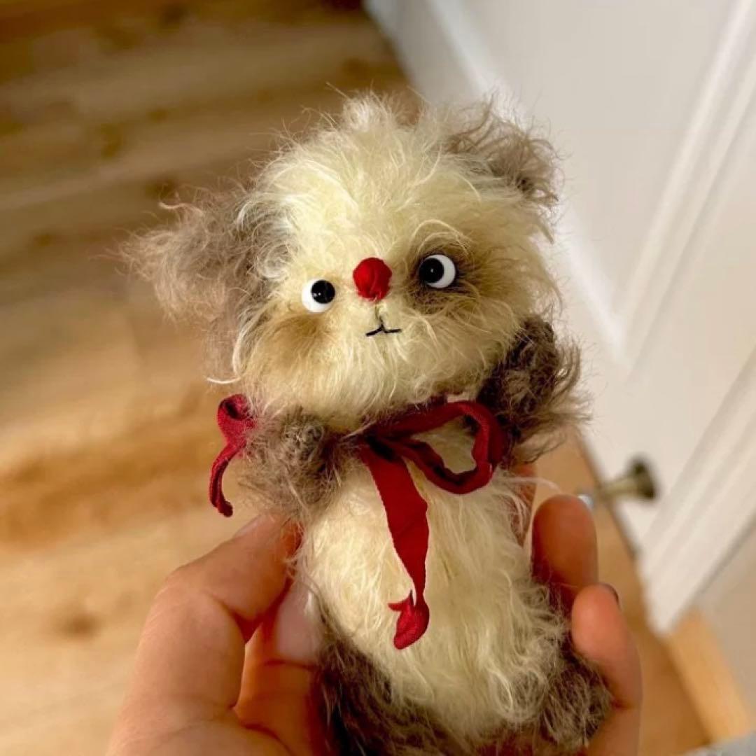 やんちゃなパンダワンワン ぬいぐるみ ハンドメイド 海外作家様 アーティストベア