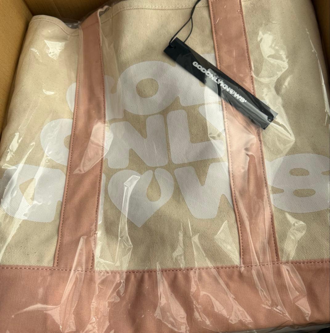 GOD ONLY KNOWS TOTE BAG ピンク