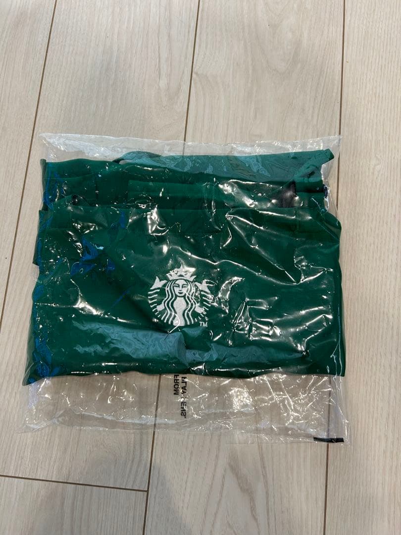 【非売品】従業員用　Starbucks グリーンエプロン