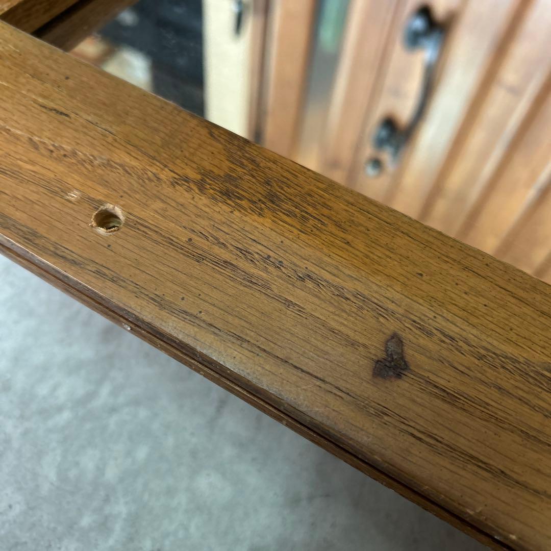 大きな ヴィンテージ ウッドミラー 立て掛け 鏡 Wood Miller 姿見