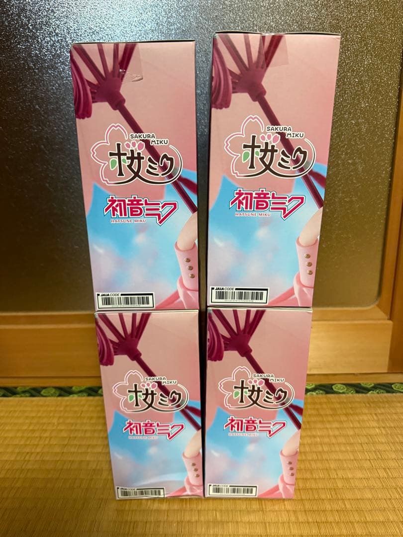 桜ミク AMP+ フィギュア〜桜ドレスver.〜　4個
