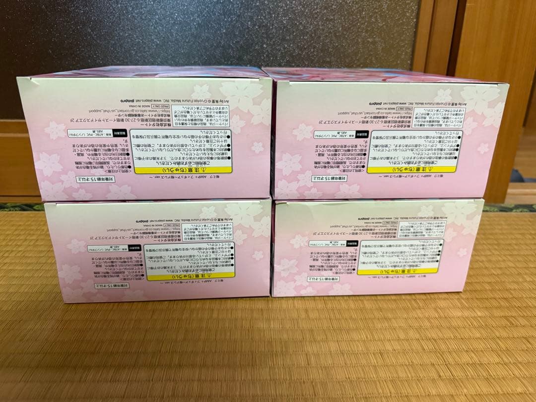 桜ミク AMP+ フィギュア〜桜ドレスver.〜　4個