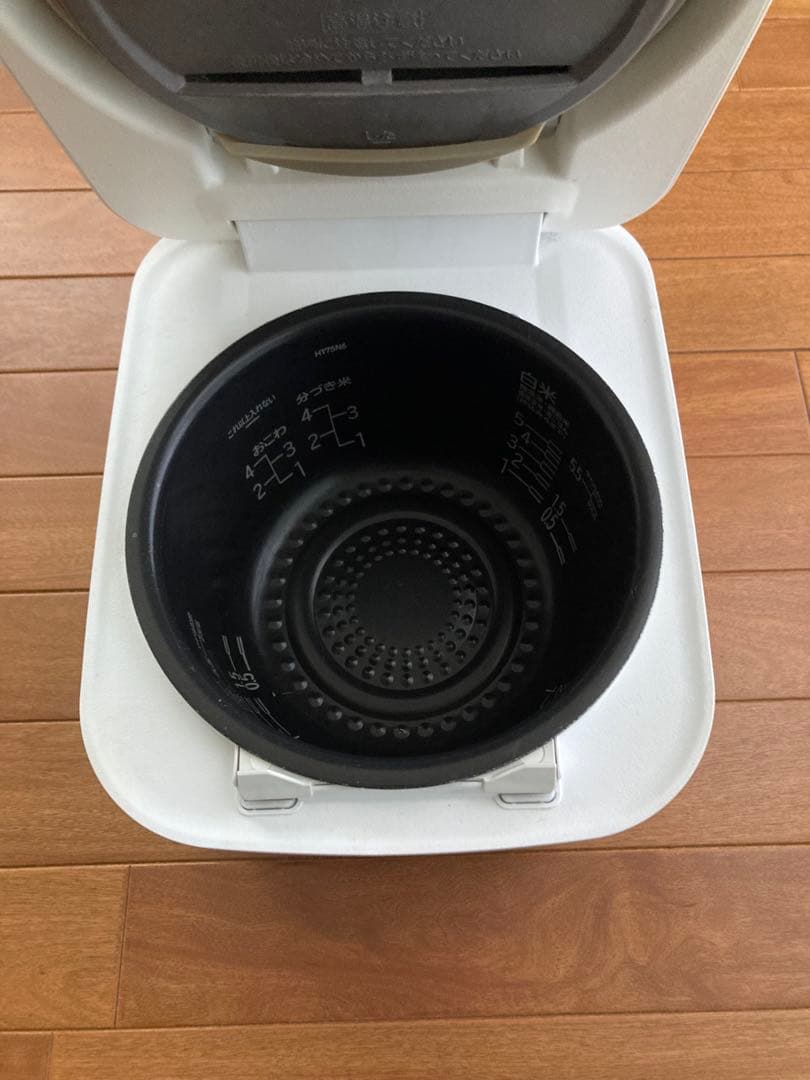 HITACHI 炊飯器 RZ-V100CM W 5.5合炊き