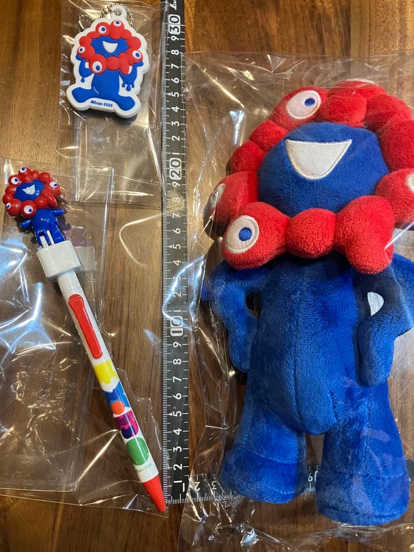 新品ミャクミャク　ぬいぐるみ　セットExpo 2025 ボールペン キーホルダー