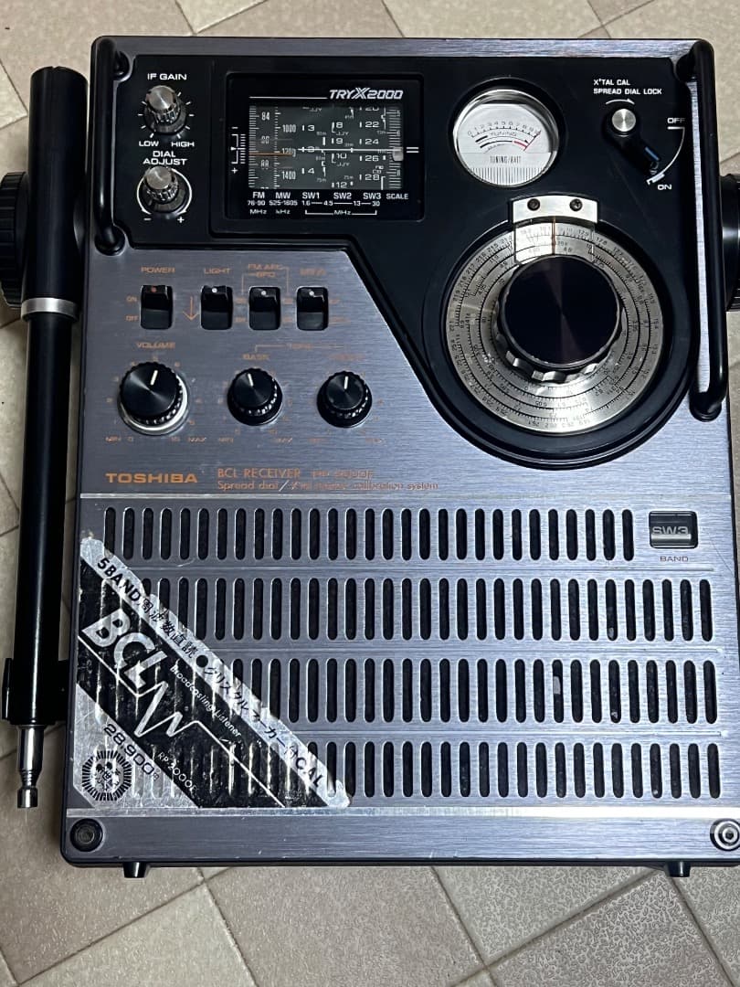 TOSHIBA TRYX-2000アナログラジオ