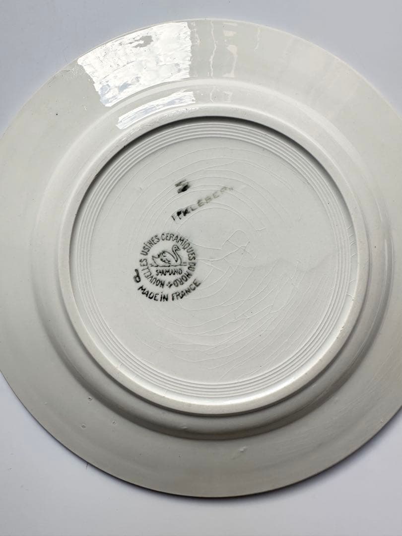 st amand サンタマン　フランス　アンティーク　プレート　皿　ビンテージ