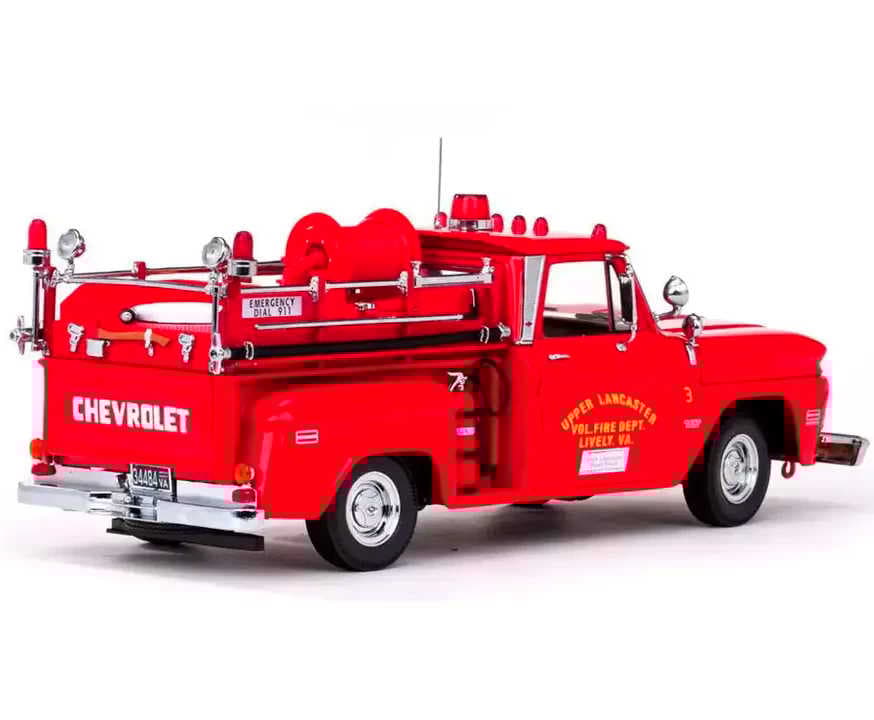 1/18 シボレー C-20 消防車 1965 レッド SunStar製ミニカー