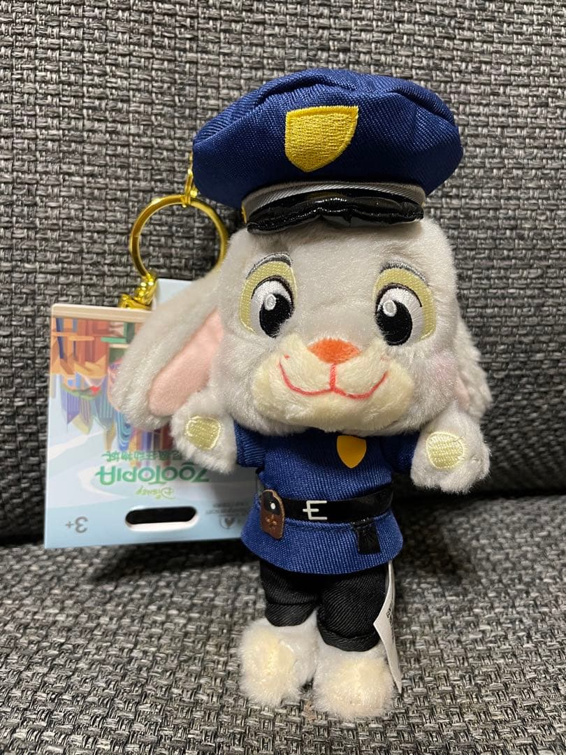 上海ディズニー ズートピア ジュディ 幼少期 限定ぬいぐるみキーチェーン