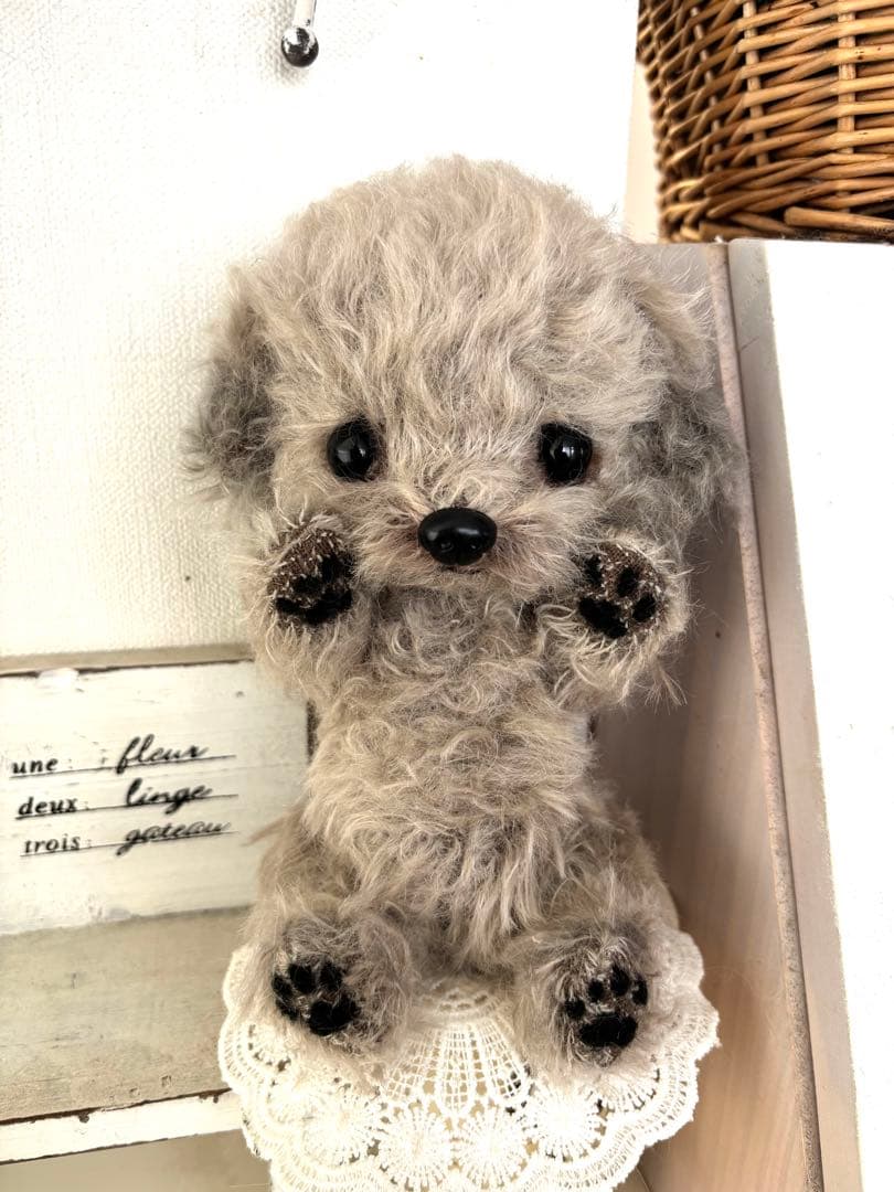 テディプードル　テディわんこ　トイプードル マルプー　ハンドメイド　ぬいぐるみ