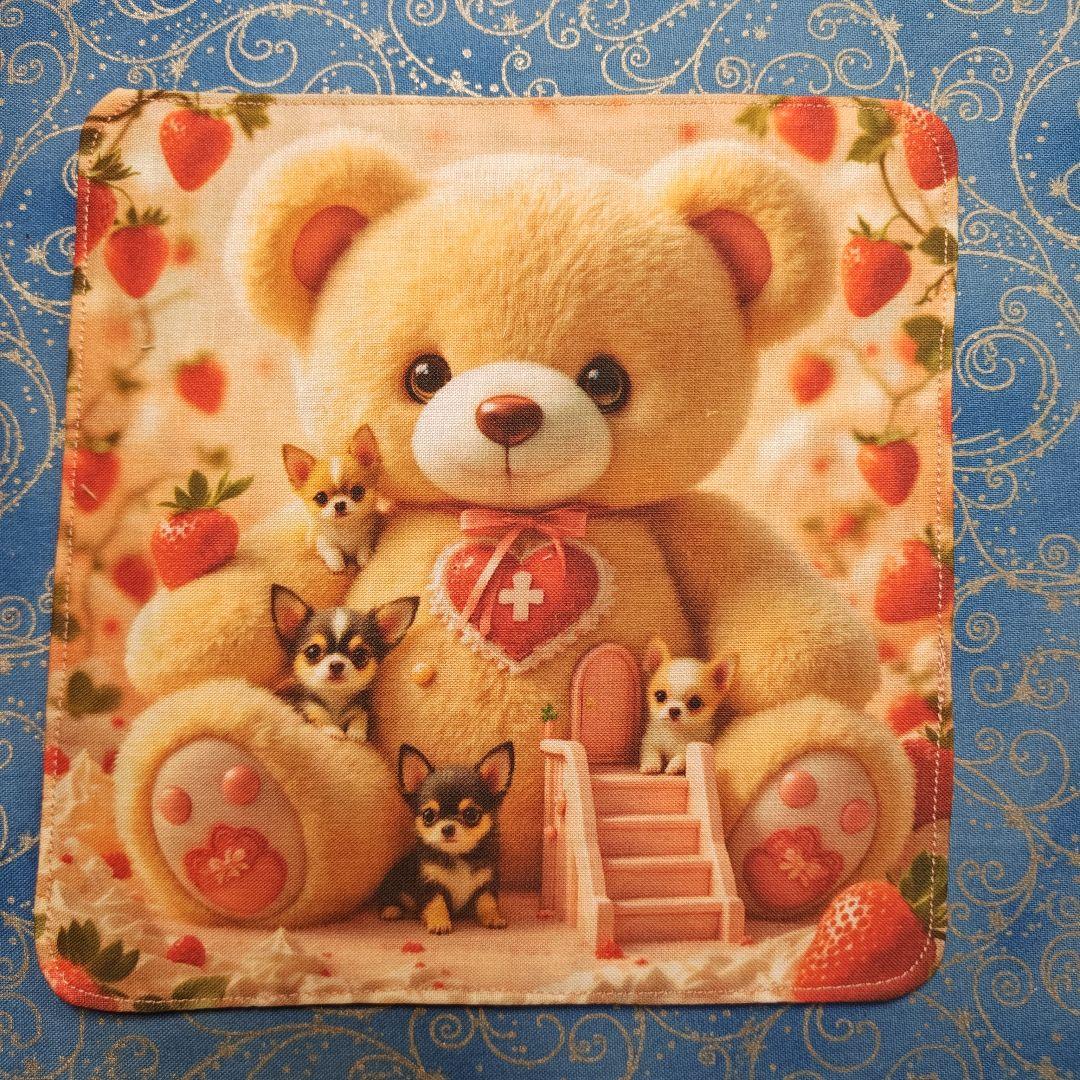 ななちゃん　ハンカチ　チワワちゃん柄　19枚