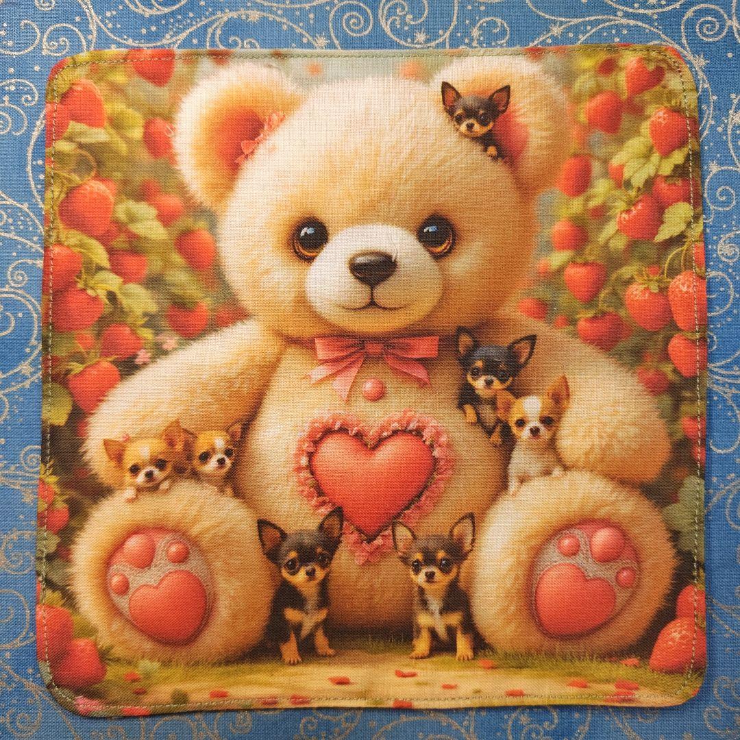 ななちゃん　ハンカチ　チワワちゃん柄　19枚