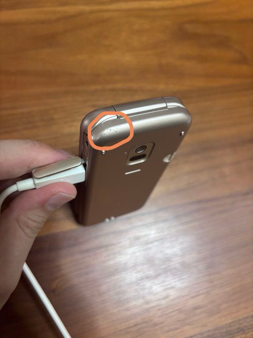 ★2026年4月以降使用可能★ ドコモ F-02Jらくらくホン ゴールド