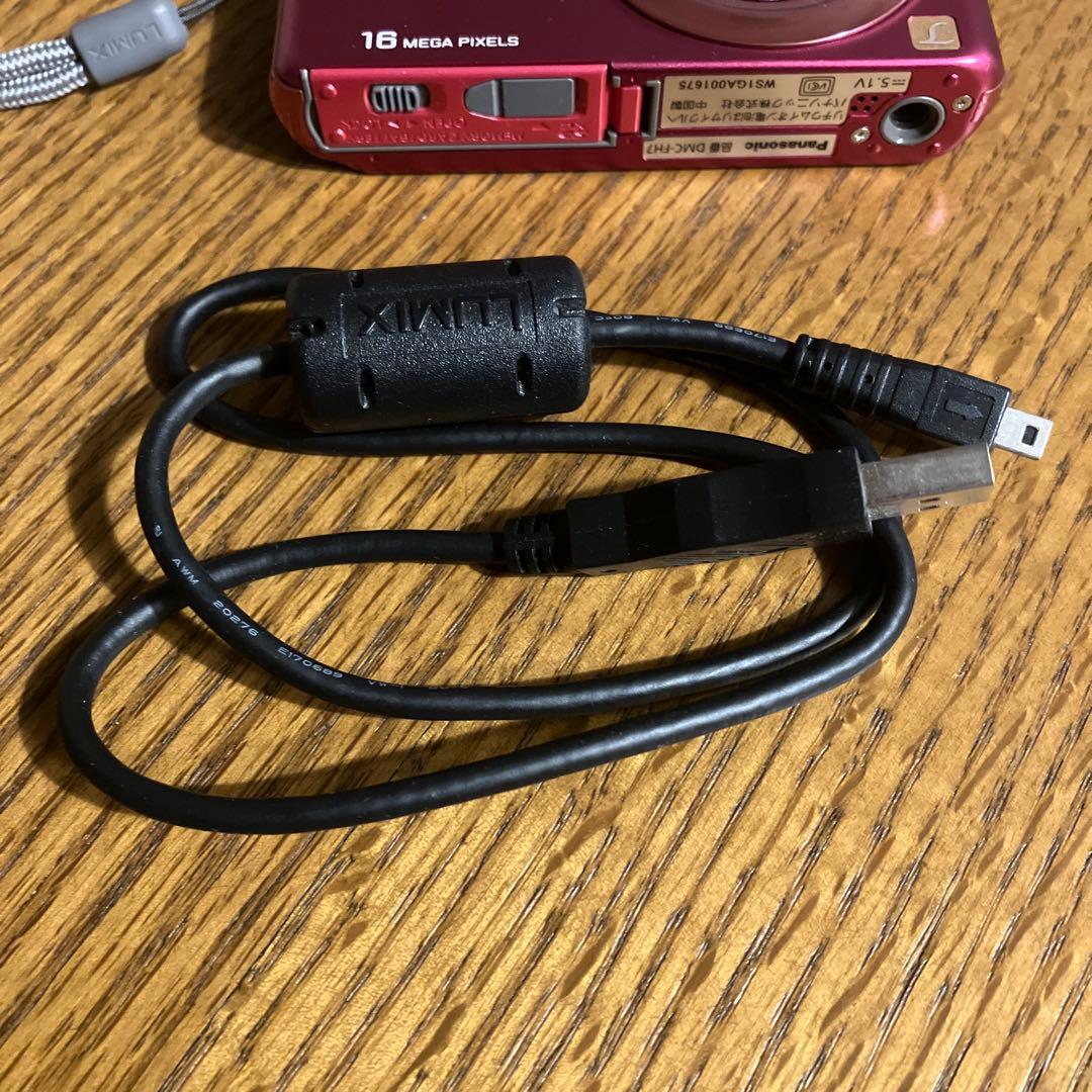 Panasonic DMC-FH7 コンパクトデジタルカメラ ピンク