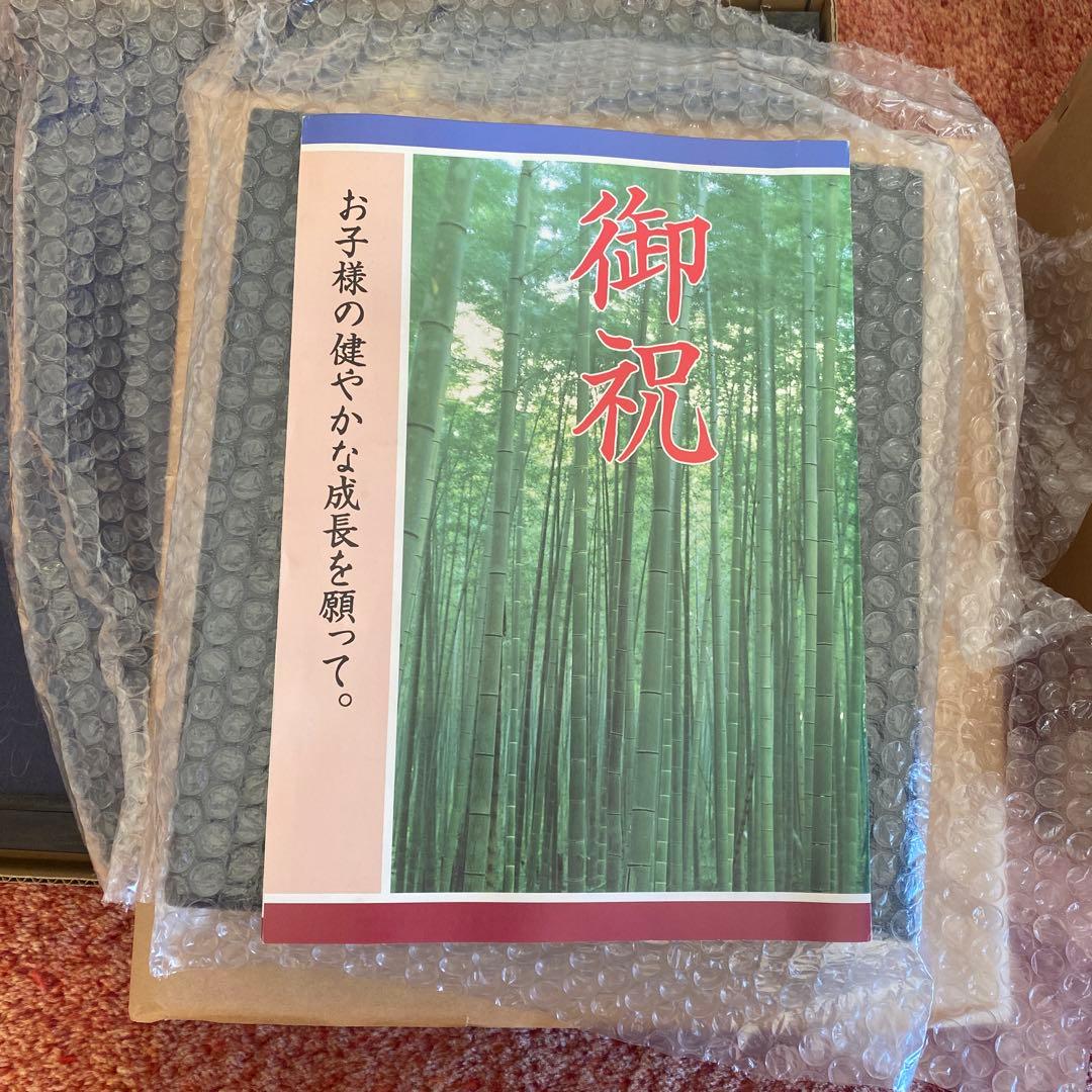 【伊達政宗公 五月人形 兜飾り（甲冑師 慶山作）弓太刀・屏風付き／箱あり】