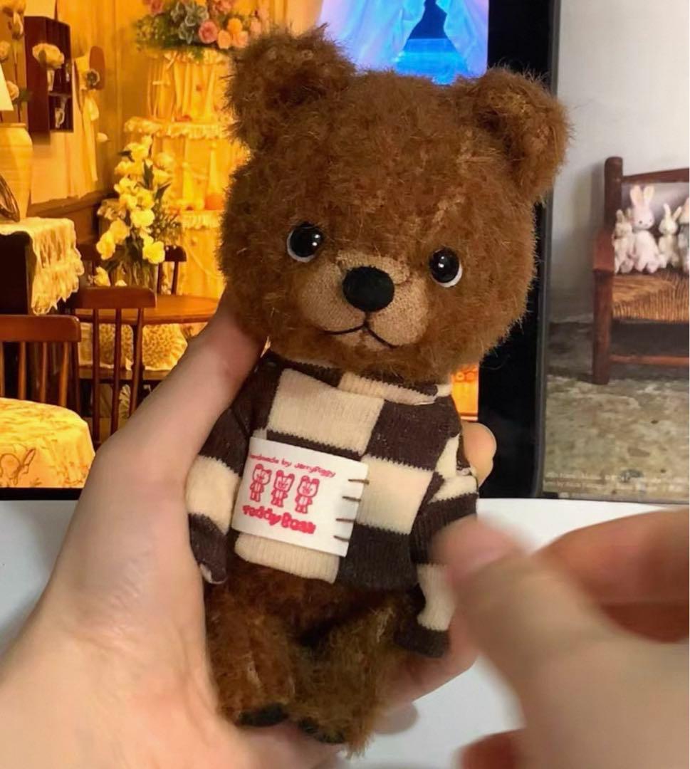 スイートチョコテディベア アーティストベア 仔熊 海外作家様 ハンドメイド