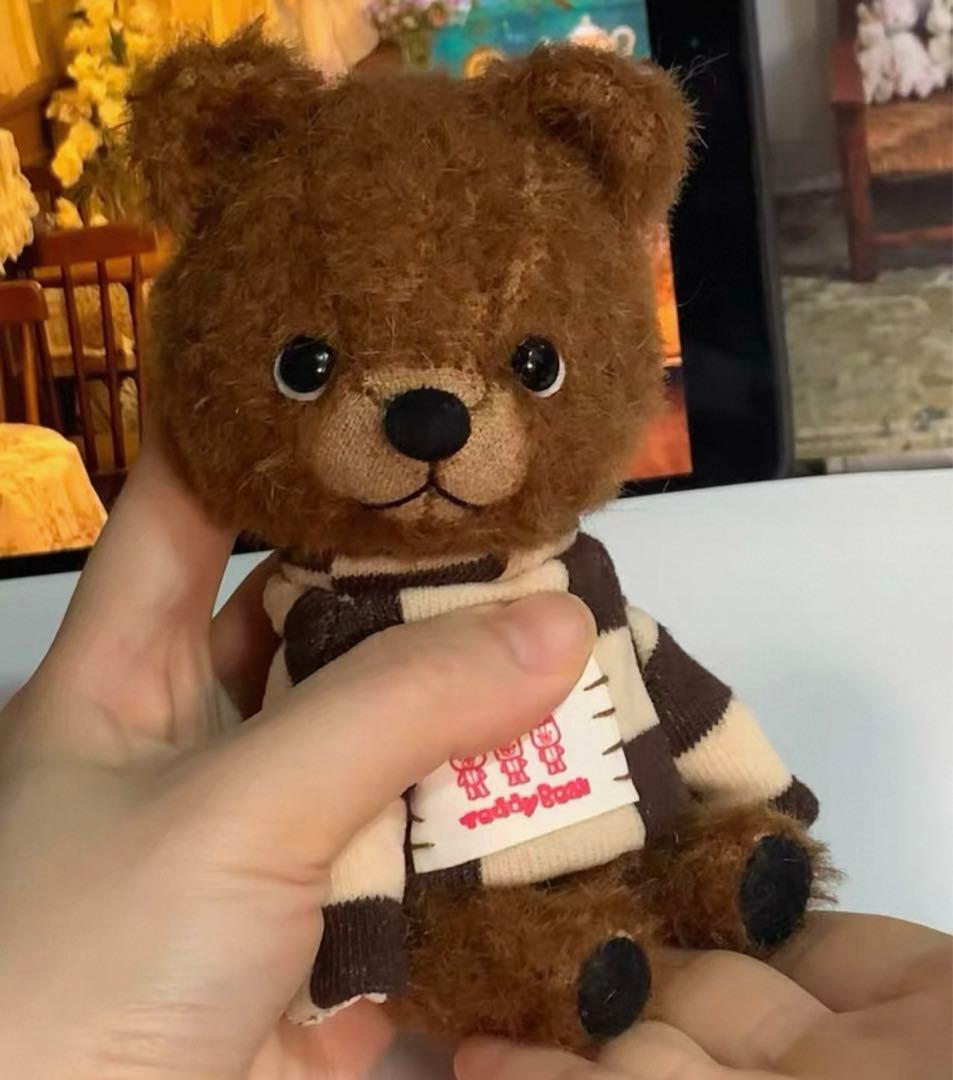 スイートチョコテディベア アーティストベア 仔熊 海外作家様 ハンドメイド