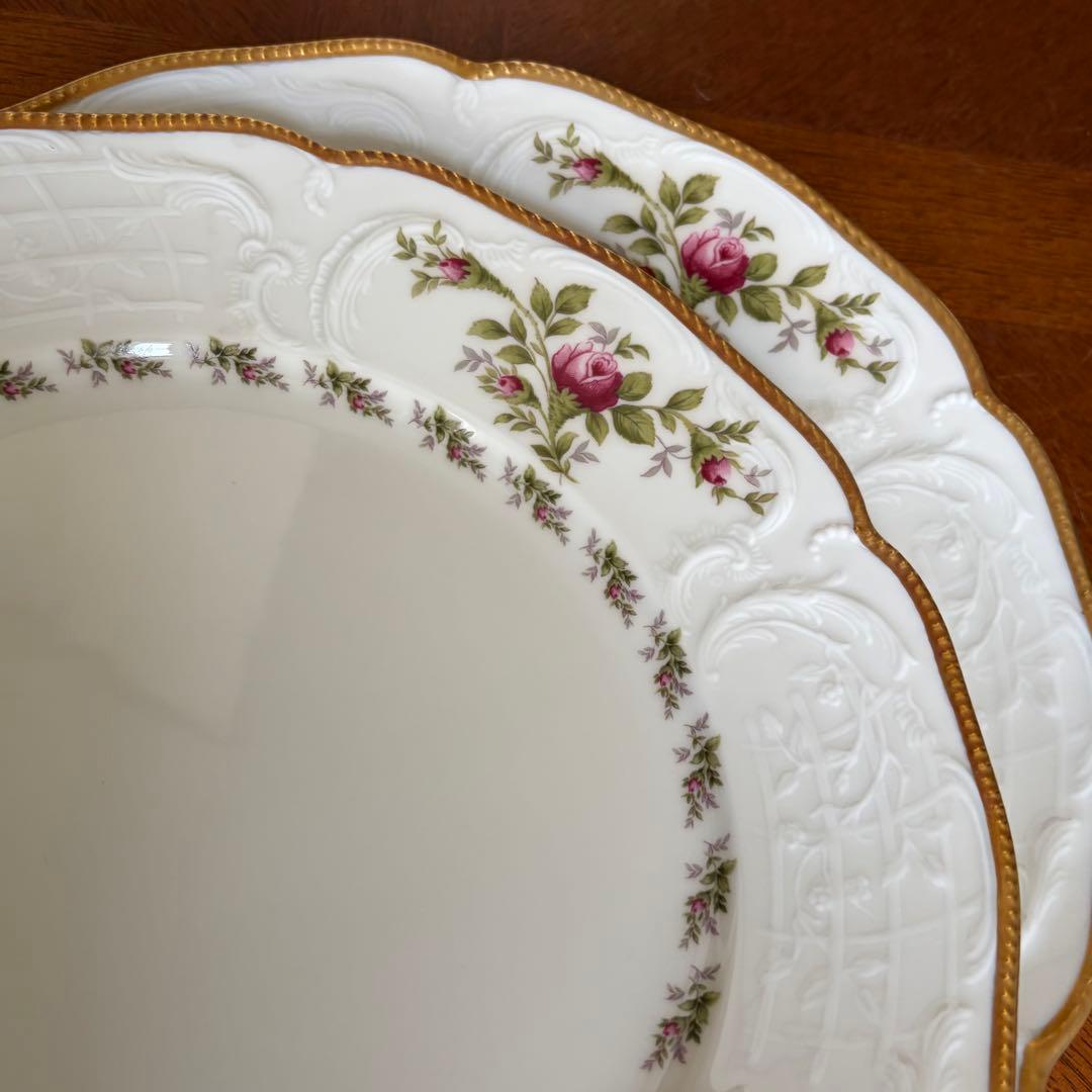 【ドイツビンテージ】ローゼンタール ★サンスーシモスローズ★ディナー皿　2枚