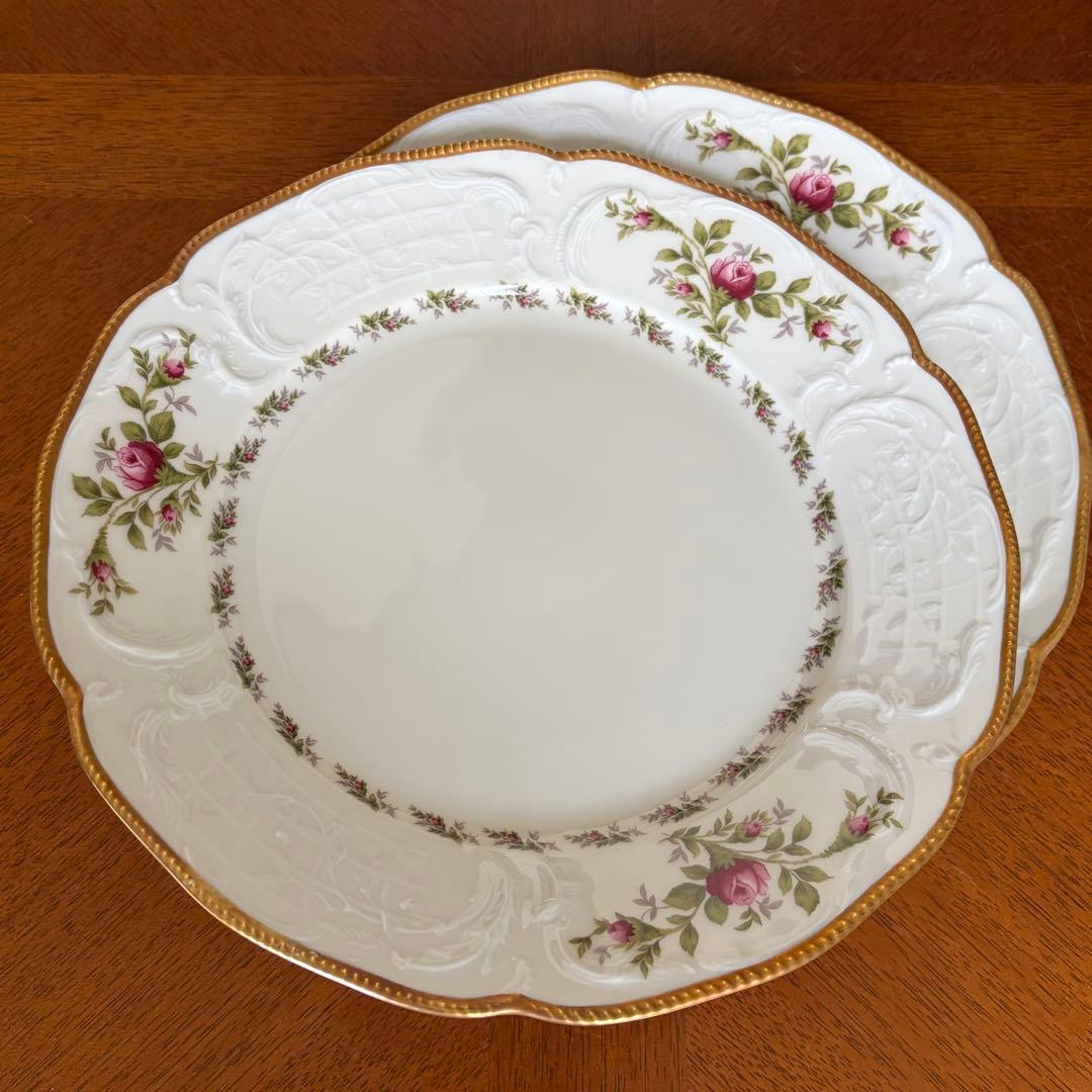 【ドイツビンテージ】ローゼンタール ★サンスーシモスローズ★ディナー皿　2枚