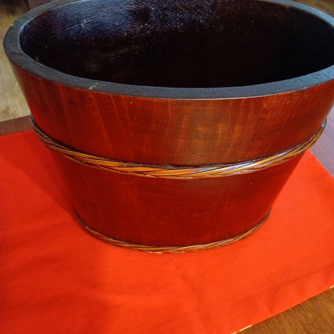 金沢　天然木のうるし桶　花器　ワインクーラー　ビールクーラー　おまけ付き