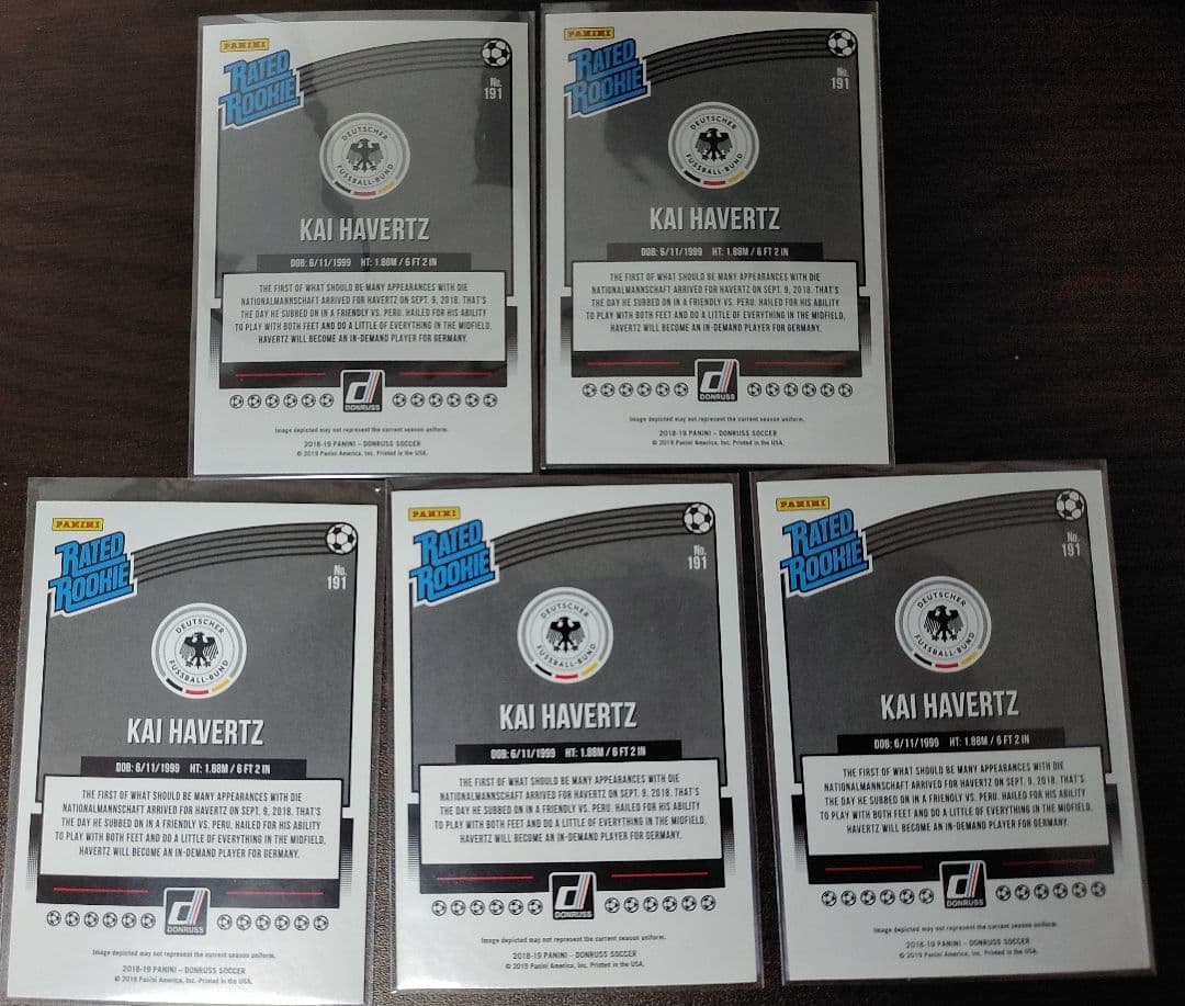 【限定値下げ中】Panini Donruss Kai Havertz RC 5枚