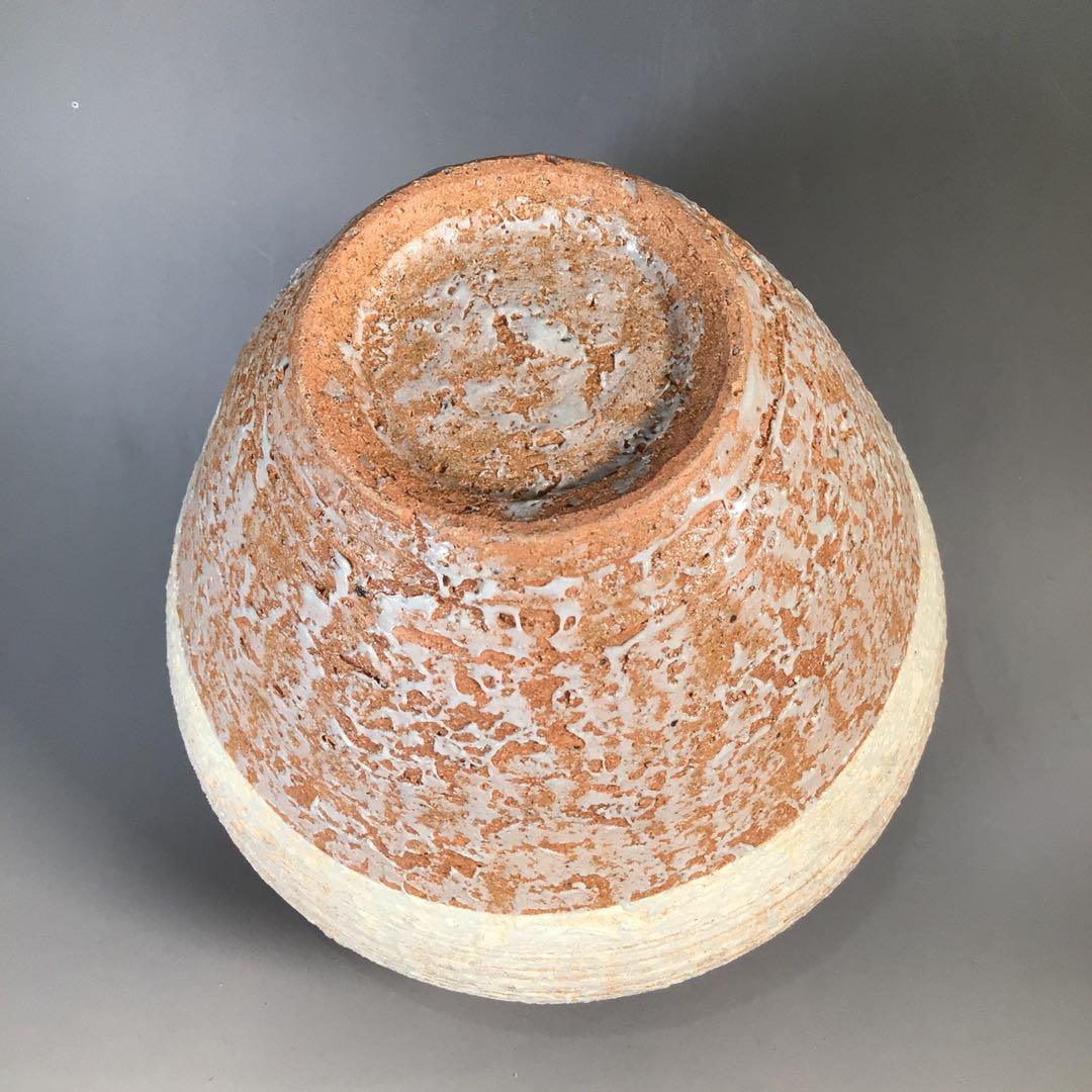 Ｎ４２６　水指　『宇田佐平造』『算玉刷毛目文』『一重口水指』　共箱　茶道具